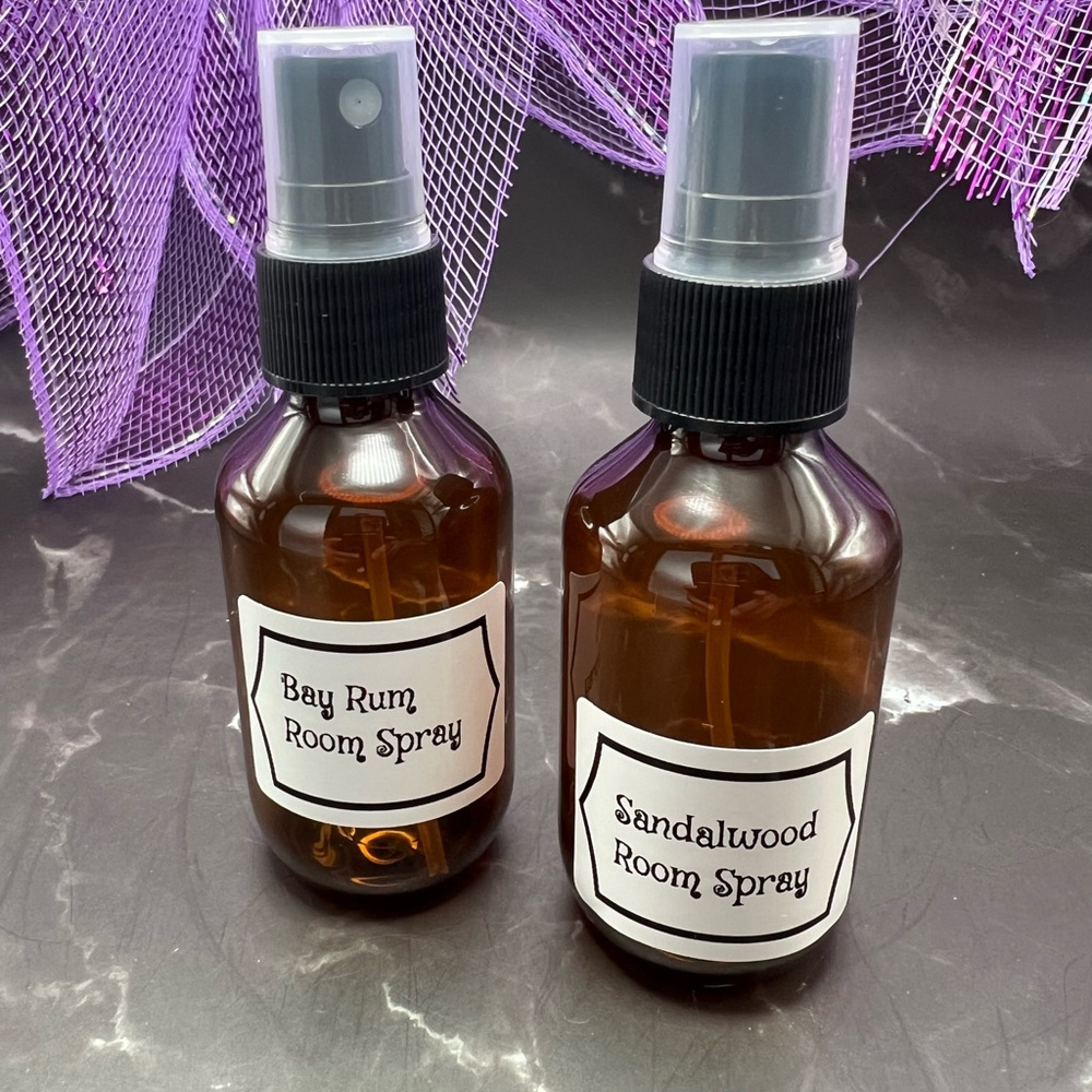 Bay Rum and Sandalwood Room Spray Set